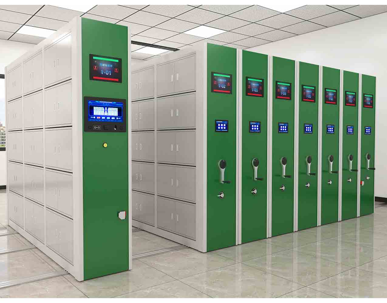 智能戰備檔案柜