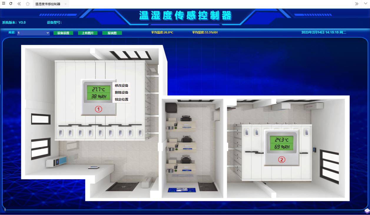 溫濕度傳感控制器管理 溫濕度傳感控制器管理